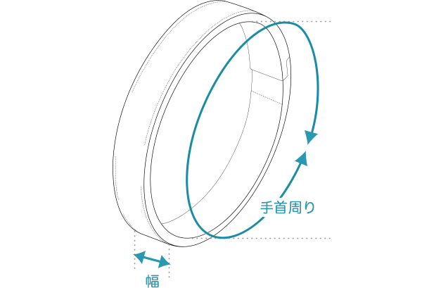 イヤリングのサイズ